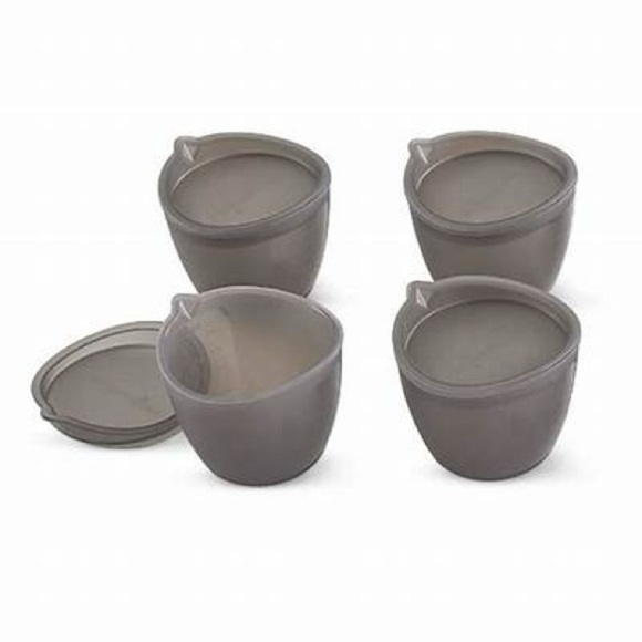 NEW* PAMPERED CHEF 4- Pc Freezer Bowl Set #100127 baking cooking baby food - Picture 2 of 2